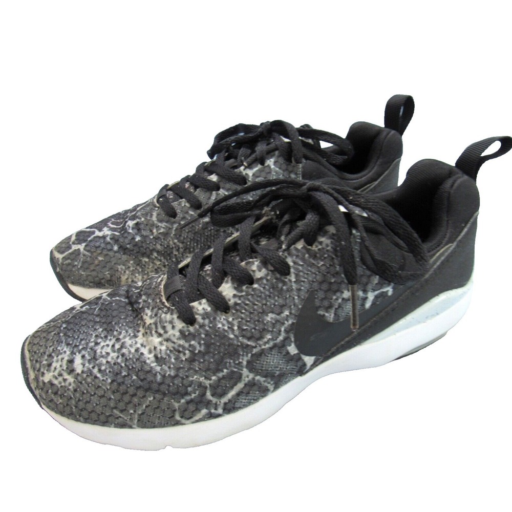 NIKE AIR MAX Siren Pure GRAY/BLACK Snake MESH Lace-Up RUNNING SHOES SNEAKERS 7.5